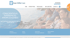 Desktop Screenshot of joanmillerlawoffice.com