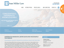 Tablet Screenshot of joanmillerlawoffice.com